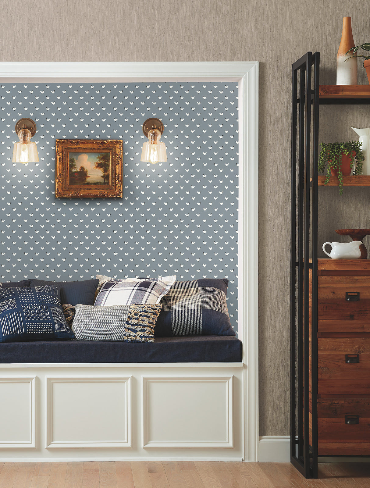 York FH4093 Rugged Bark Grey Wallpaper