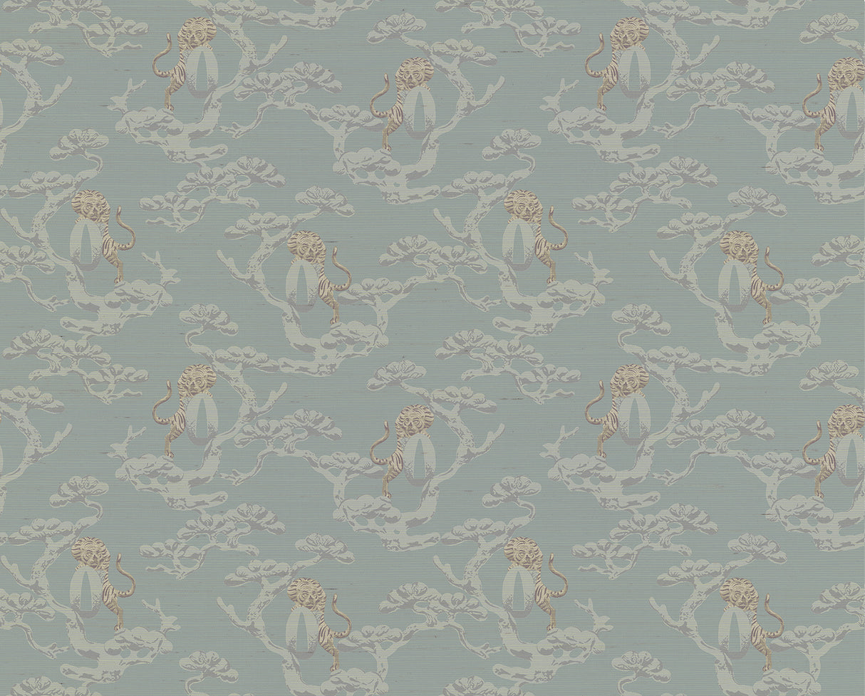 Armani SUMATRA 9342 in Light Blue/Beige Wallpaper