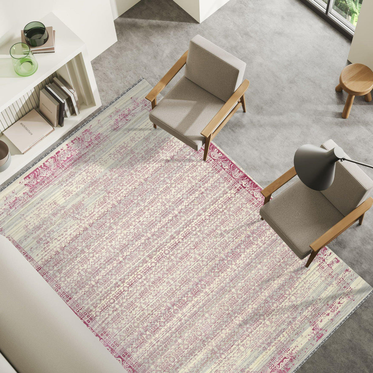 Amer Rugs FK(HS)-58B Pearl Persian Inspired Area Rug