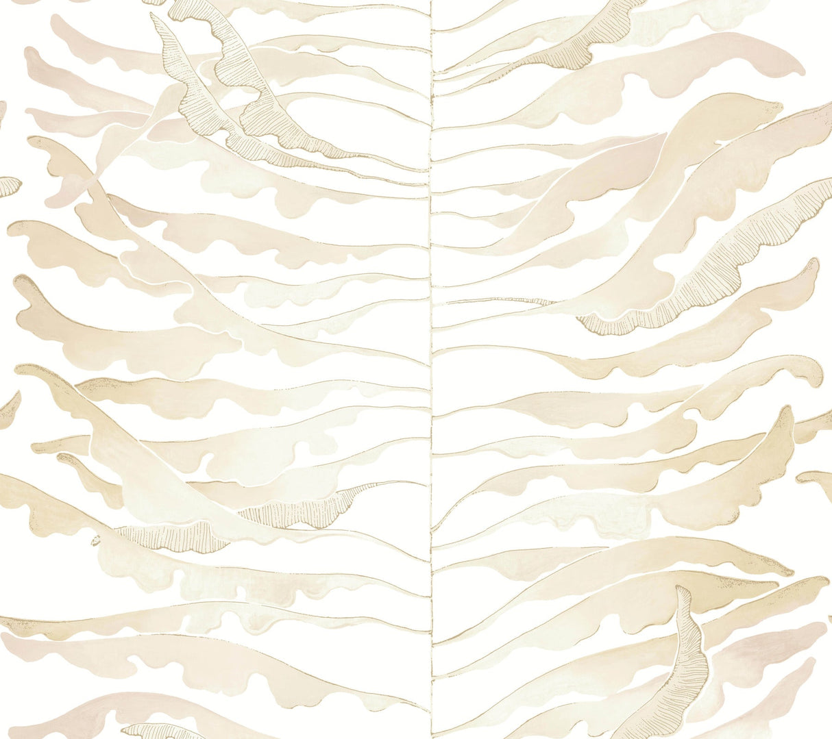 York FM1041 Leaf Column Wallpaper - Eade's Wallpaper