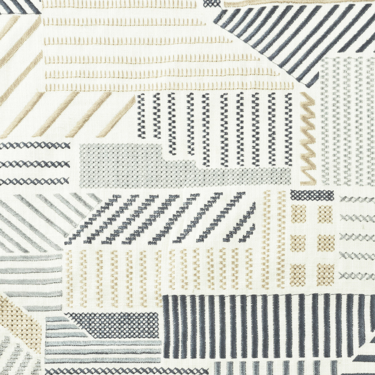 STOUT FOUR-3 FOURFOLD 3 STONE Fabric - Eades Wallpaper & Fabric