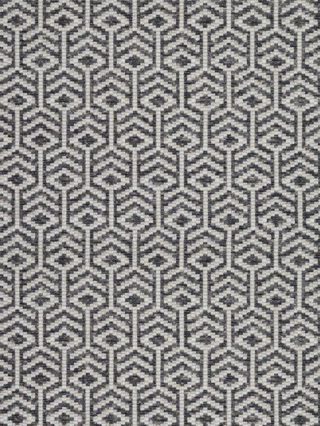 Scalamandre FO 00011417 PEWTER AXIAL Fabric - Eade's Wallpaper
