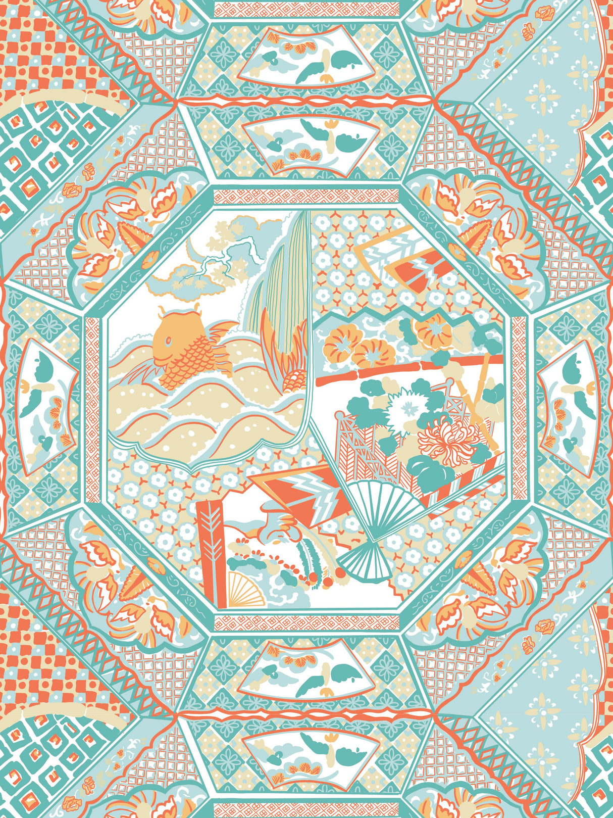 Scalamandre FS30001SCPKKFSH KOI FISH PILLOW - Pillow Collect