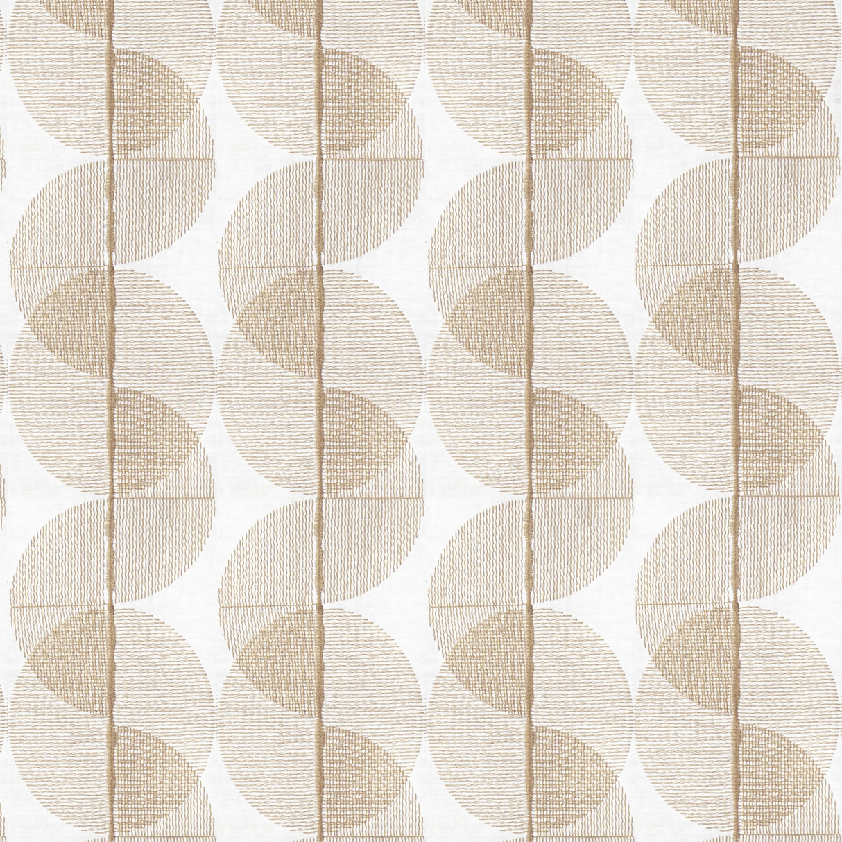 Thibaut FWW8254 CYCLONE EMBROIDERY Mocha
