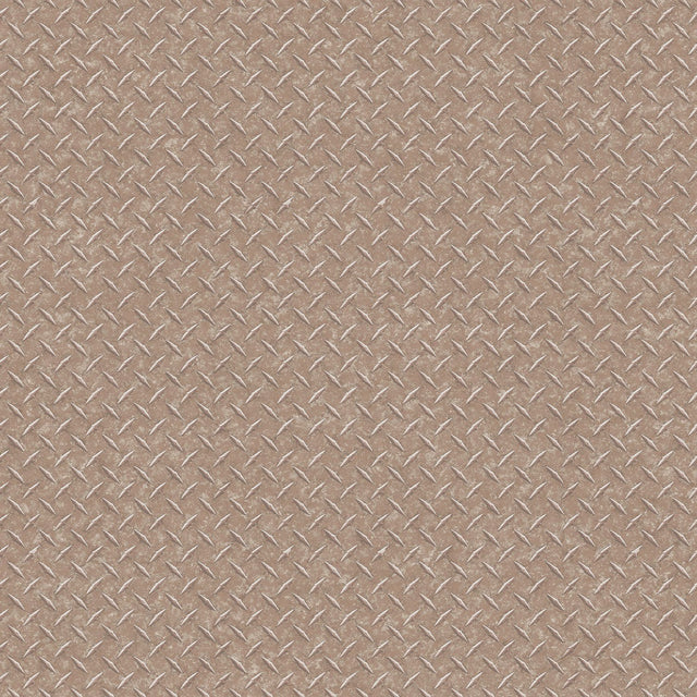 Galerie G45173 Bronze Brown Diamond Plate - Eade's Wallpaper