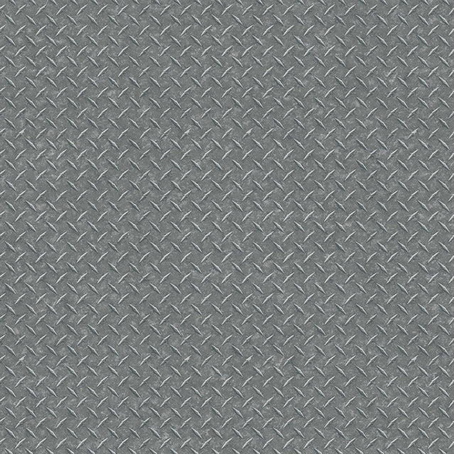 Galerie G45174 Silver Grey Diamond Plate - Eade's Wallpaper