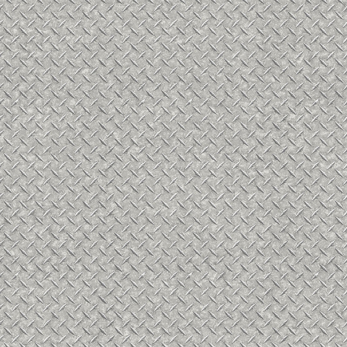 Galerie G45176 Silver Grey Diamond Plate - Eade's Wallpaper