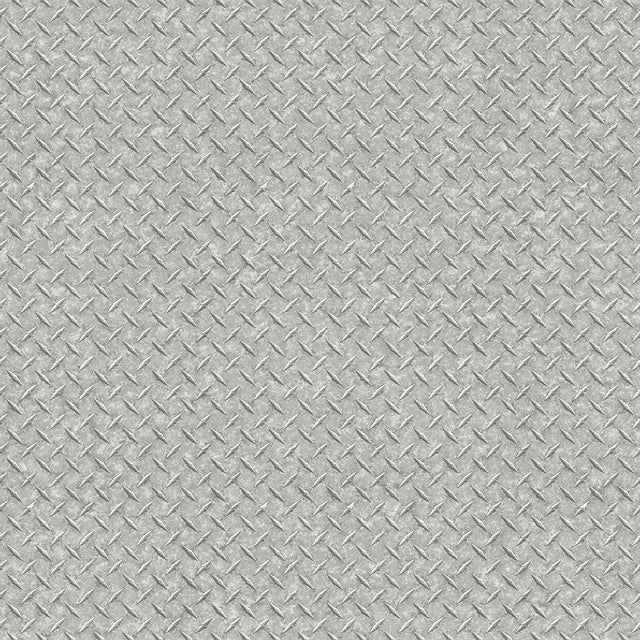 Galerie G45176 Silver Grey Diamond Plate - Eade's Wallpaper