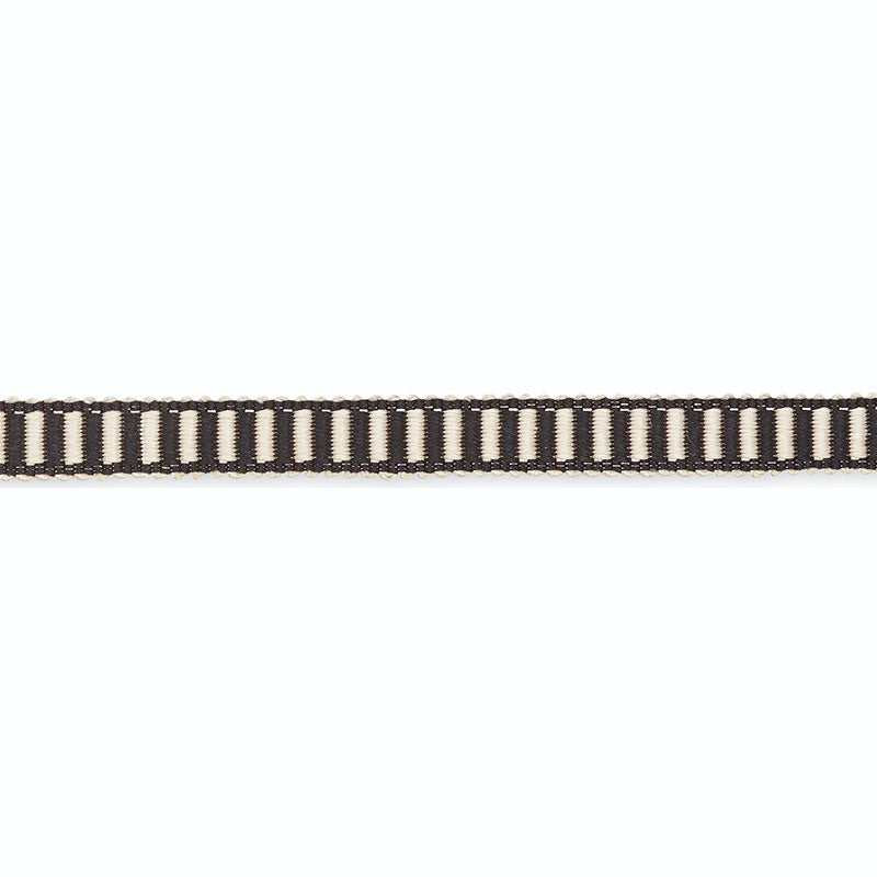 Schumacher G500-13 CLAUDINE SILK GIMP 1/2" in OBSIDIAN/PEWTE