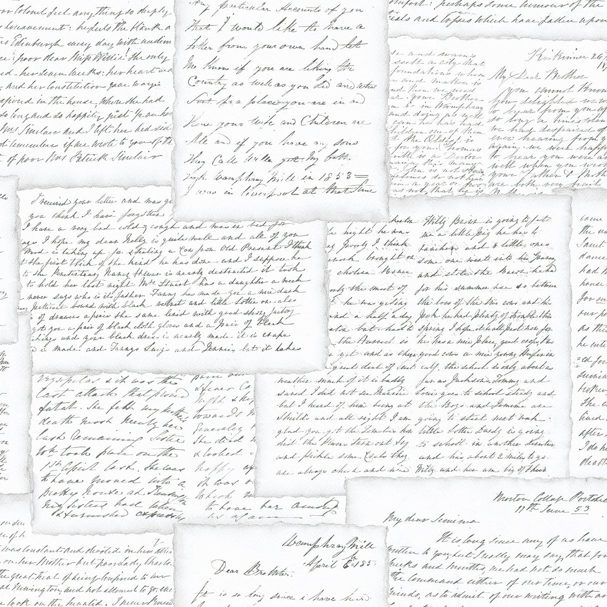 Galerie G56122 Silver Grey Family Letters - Eade's Wallpaper