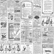 Galerie G56143 Silver Grey Newspapers - Eade's Wallpaper