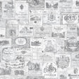 Galerie G56175 Silver Grey Wine Labels - Eade's Wallpaper