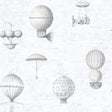 Galerie G56202 Silver Grey Air Ships - Eade's Wallpaper