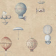 Galerie G56203 Beige Air Ships - Eade's Wallpaper