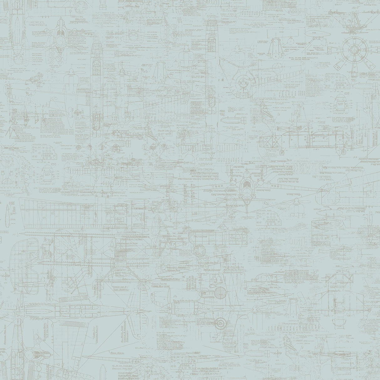 Galerie G56207 Blue Blueprint - Eade's Wallpaper