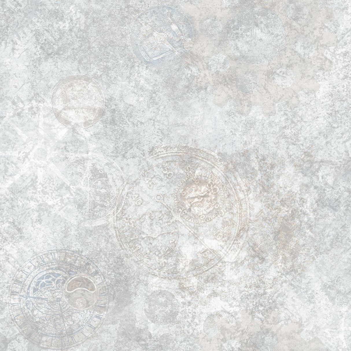 Galerie G56221 Silver Grey Gears - Eade's Wallpaper