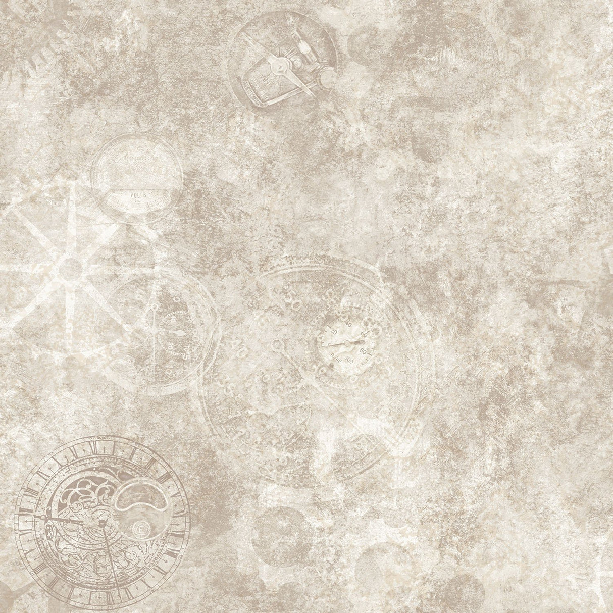 Galerie G56222 Beige Gears - Eade's Wallpaper