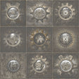 Galerie G56229 Bronze Brown Industrial Tiles - Eade's Wallpaper