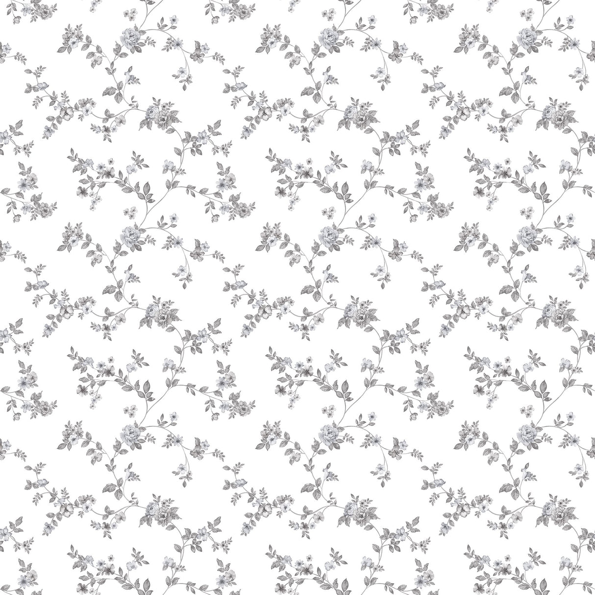 Galerie G56646 Black Delicate Floral - Eade's Wallpaper