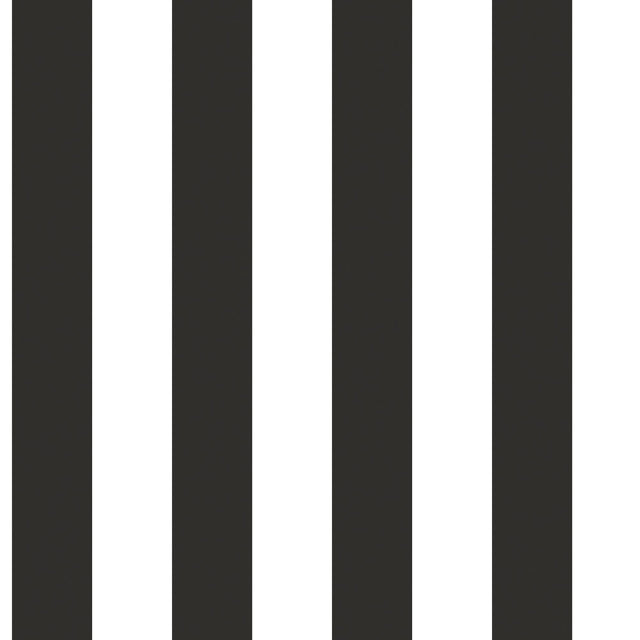 Galerie G67521 Black Awning Stripe - Eade's Wallpaper