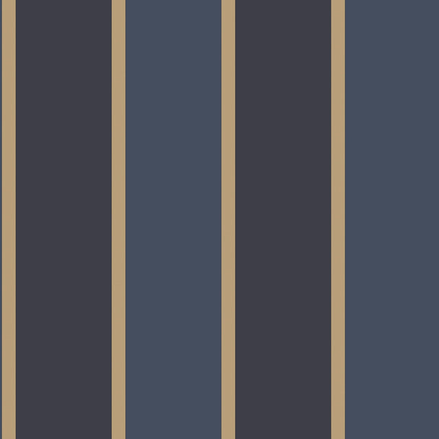 Galerie G67545 Blue Formal Stripe - Eade's Wallpaper