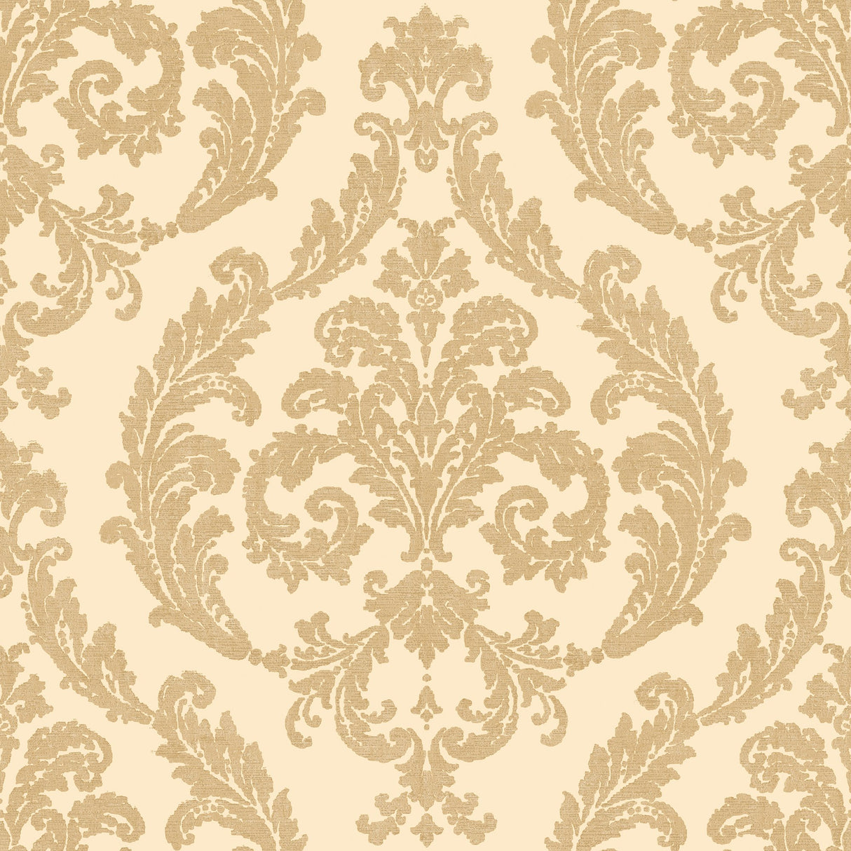 Galerie G67608 Gold Silk Damask - Eade's Wallpaper