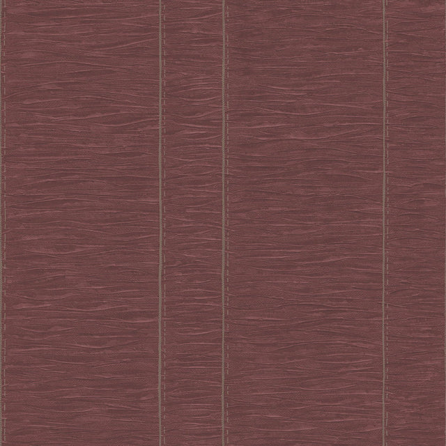 Galerie G67644 Red Pleated Stripe - Eade's Wallpaper