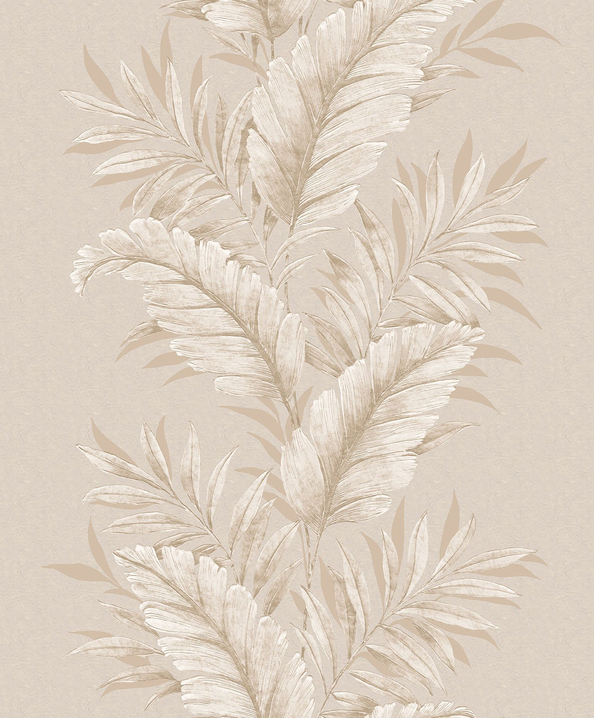 Galerie G67647 Cream Fern Stripe - Eade's Wallpaper
