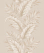 Galerie G67647 Cream Fern Stripe - Eade's Wallpaper