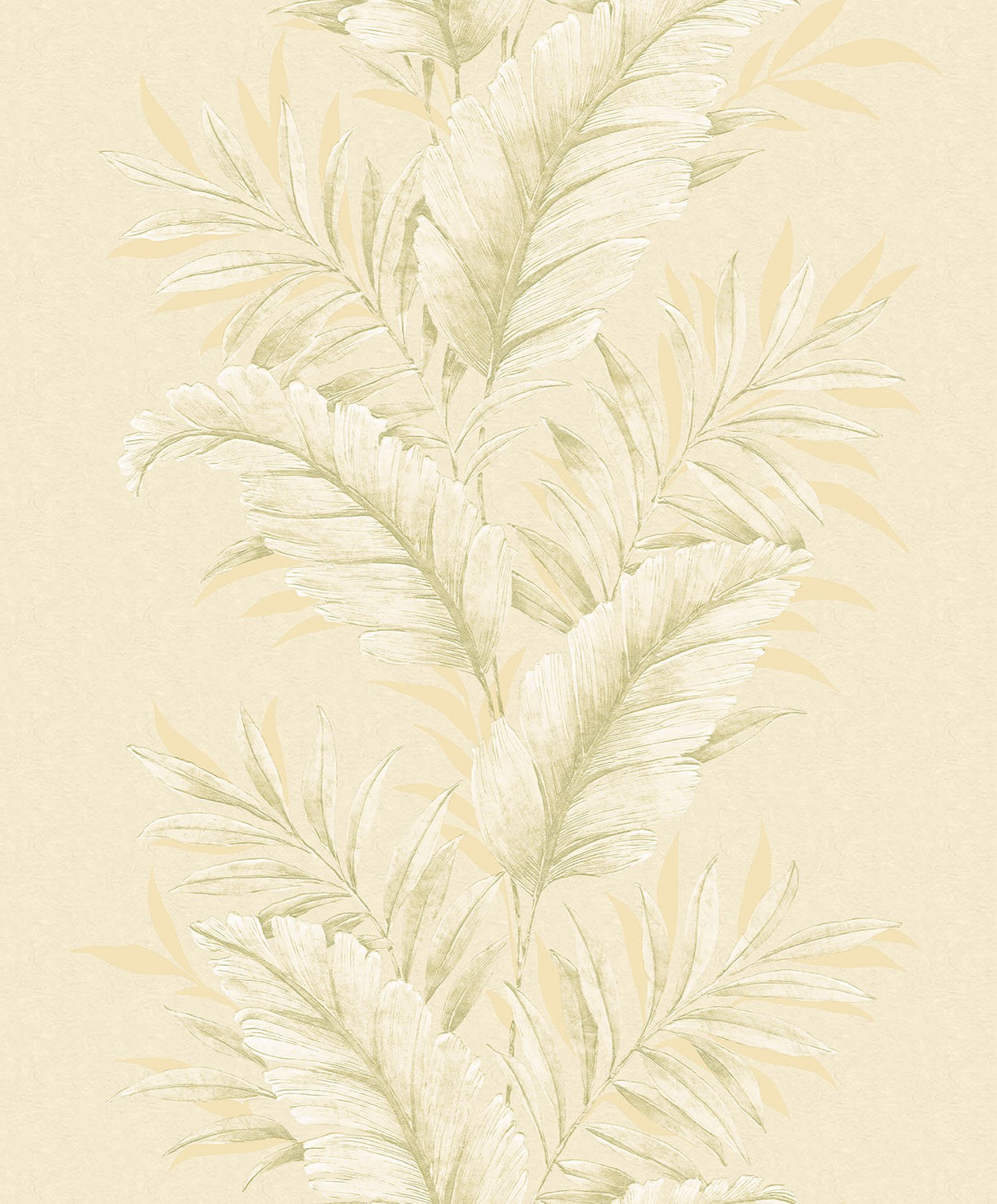 Galerie G67649 Green Fern Stripe - Eade's Wallpaper