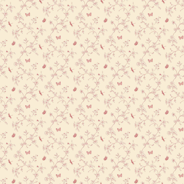 Galerie G67852 Cream Tiny Trellis - Eade's Wallpaper