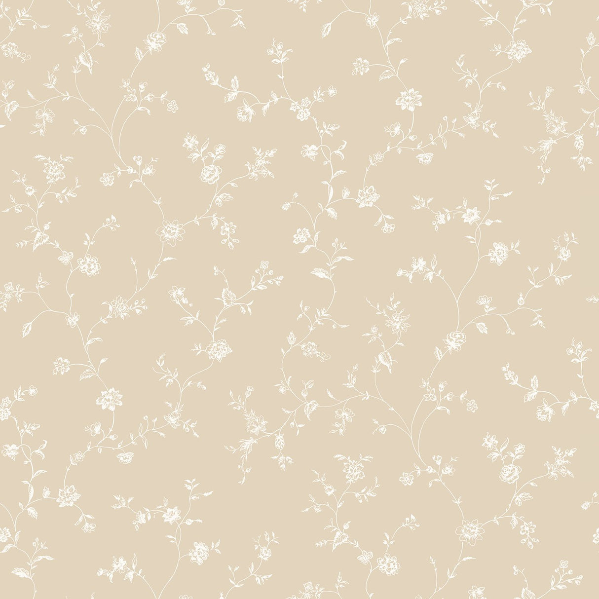 Galerie G67860 Cream Floral Trail - Eade's Wallpaper