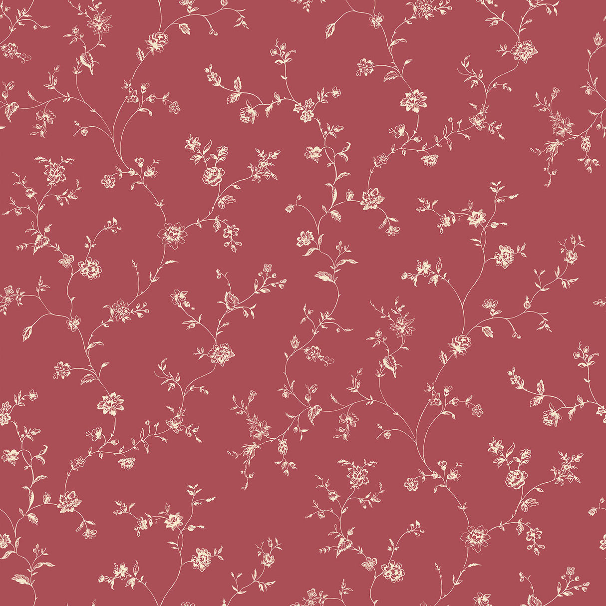 Galerie G67862 Red Floral Trail - Eade's Wallpaper