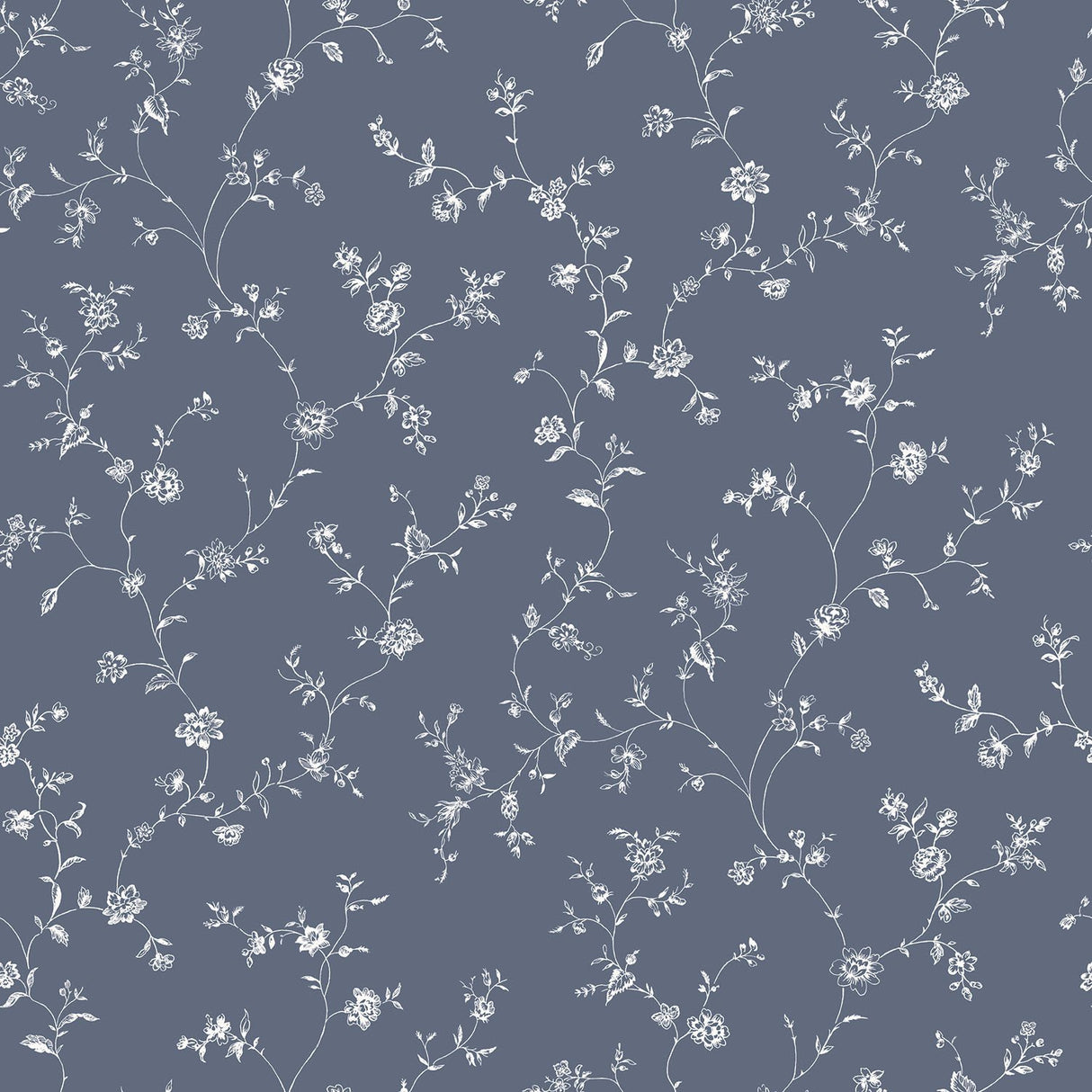 Galerie G67863 Blue Floral Trail - Eade's Wallpaper
