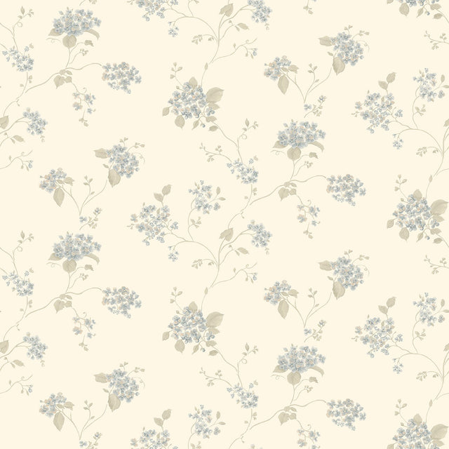 Galerie G67865 Cream Lilac Floral - Eade's Wallpaper