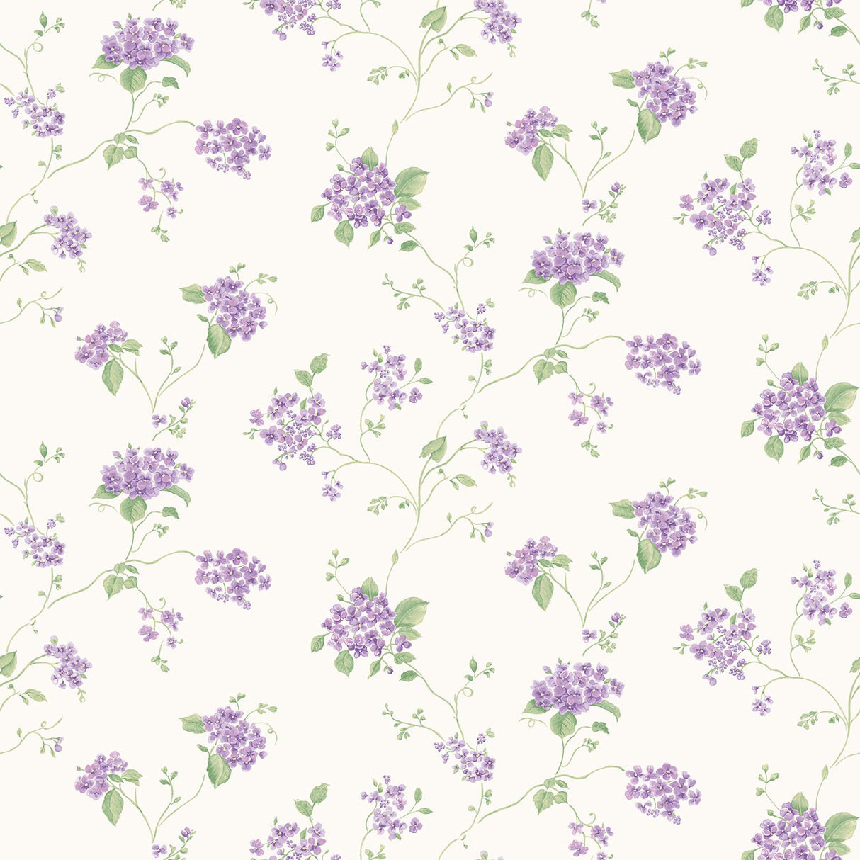 Galerie G67867 Purple Lilac Lilac Floral - Eade's Wallpaper