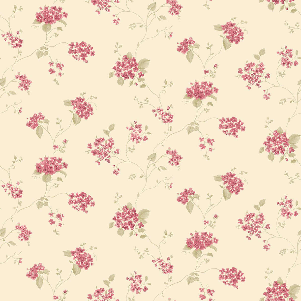 Galerie G67868 Cream Lilac Floral - Eade's Wallpaper