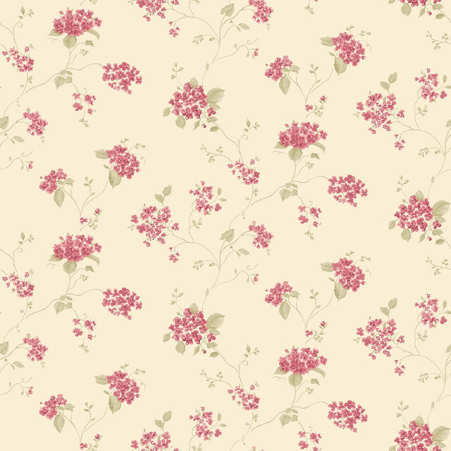 Galerie G67868 Cream Lilac Floral - Eade's Wallpaper