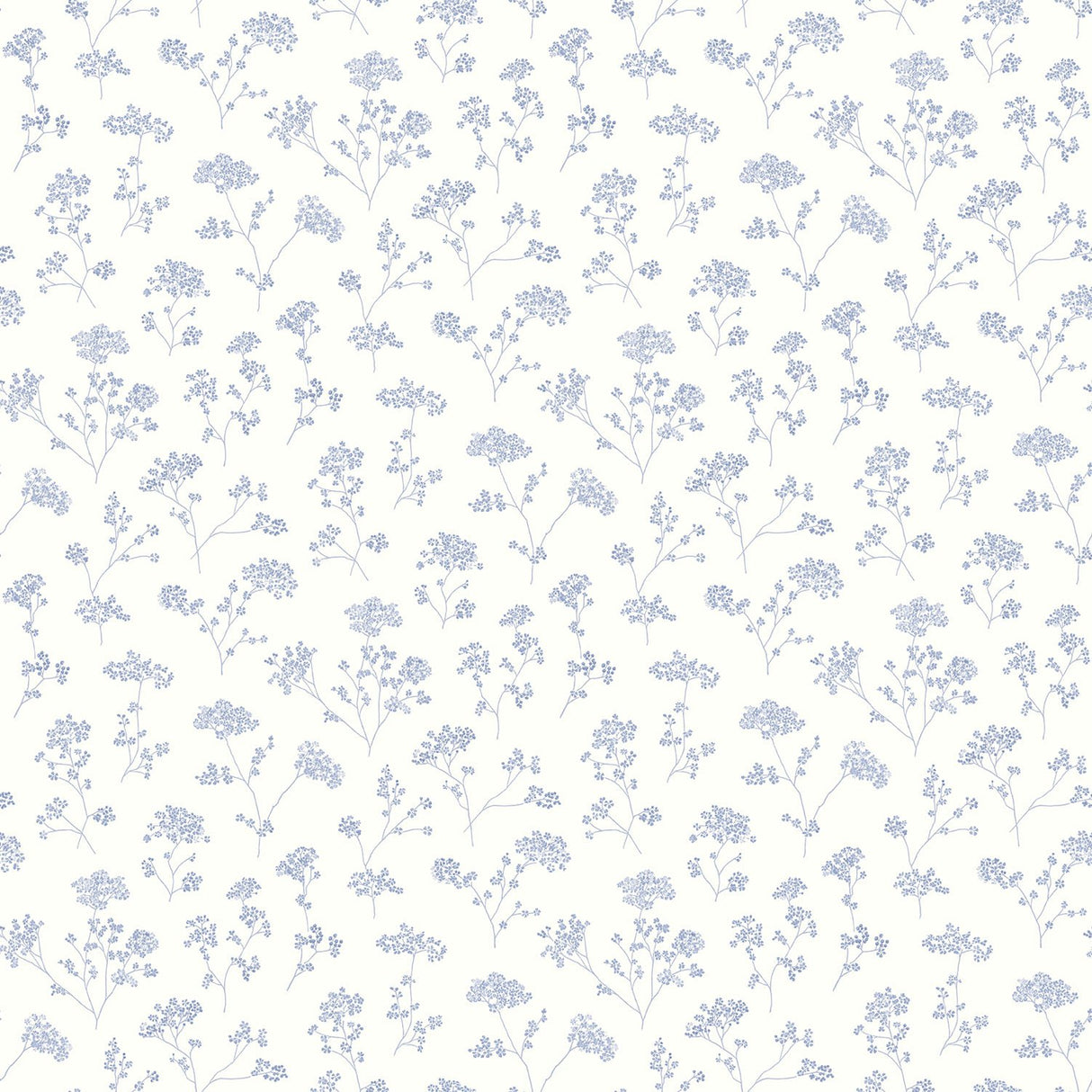 Galerie G67871 Blue Parsley Floral - Eade's Wallpaper