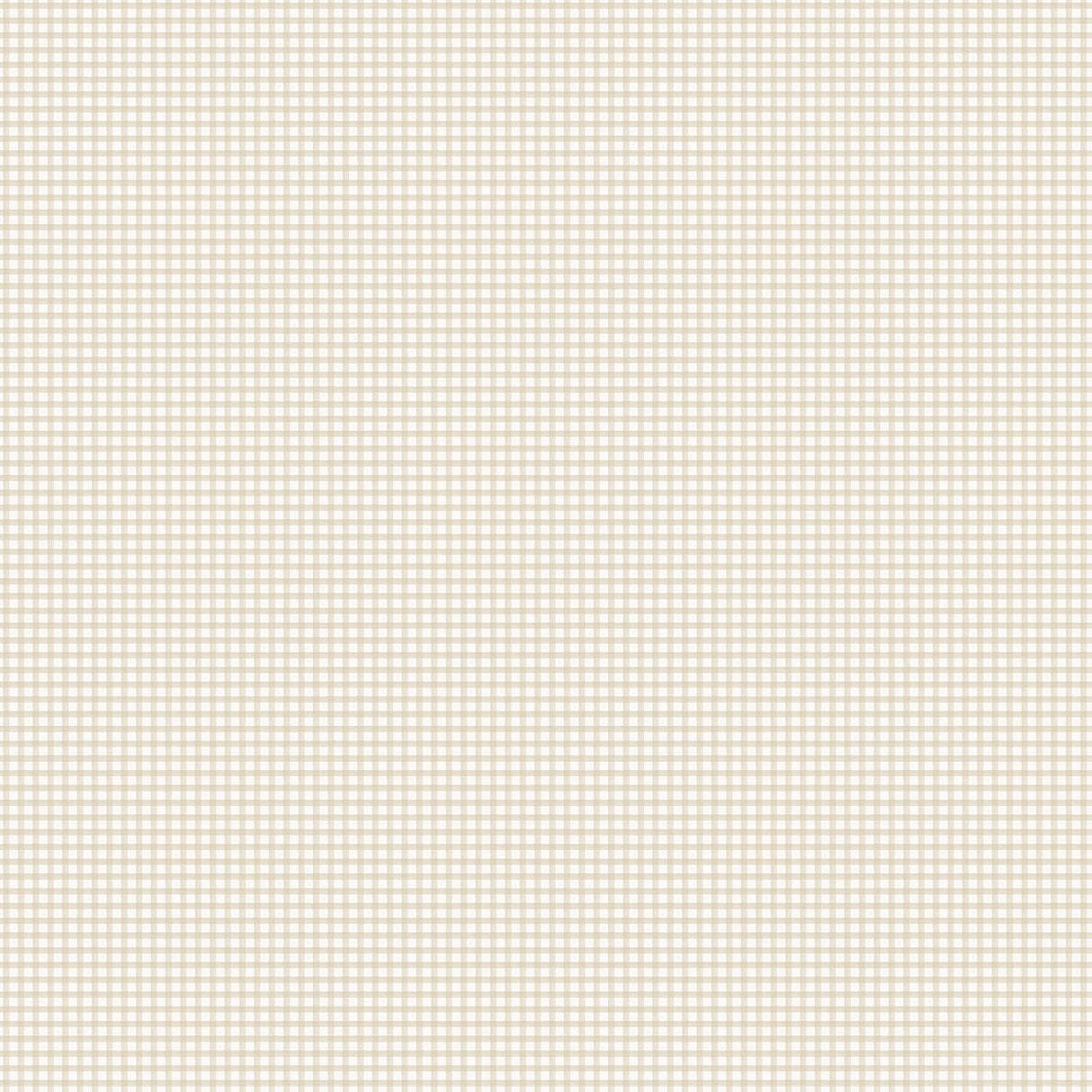 Galerie G67873 Cream Gingham Check - Eade's Wallpaper