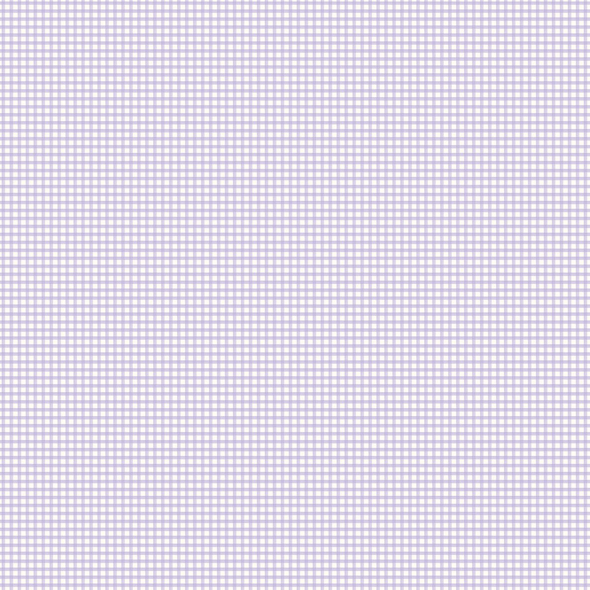 Galerie G67877 Purple Lilac Gingham Check - Eade's Wallpaper