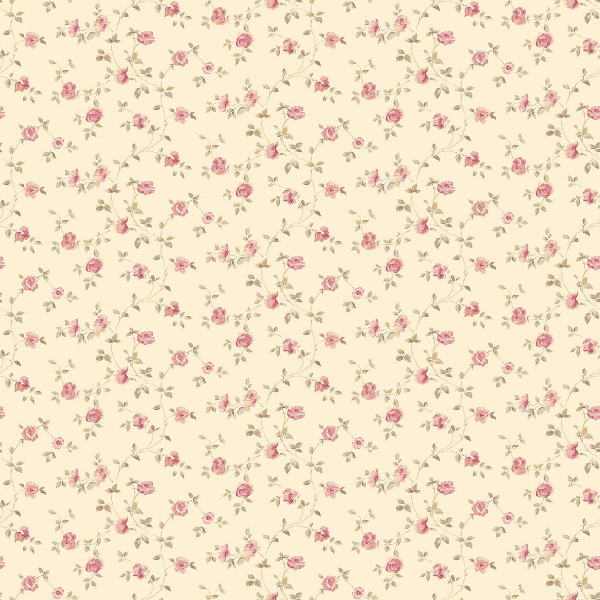 Galerie G67888 Cream Rose Trellis - Eade's Wallpaper