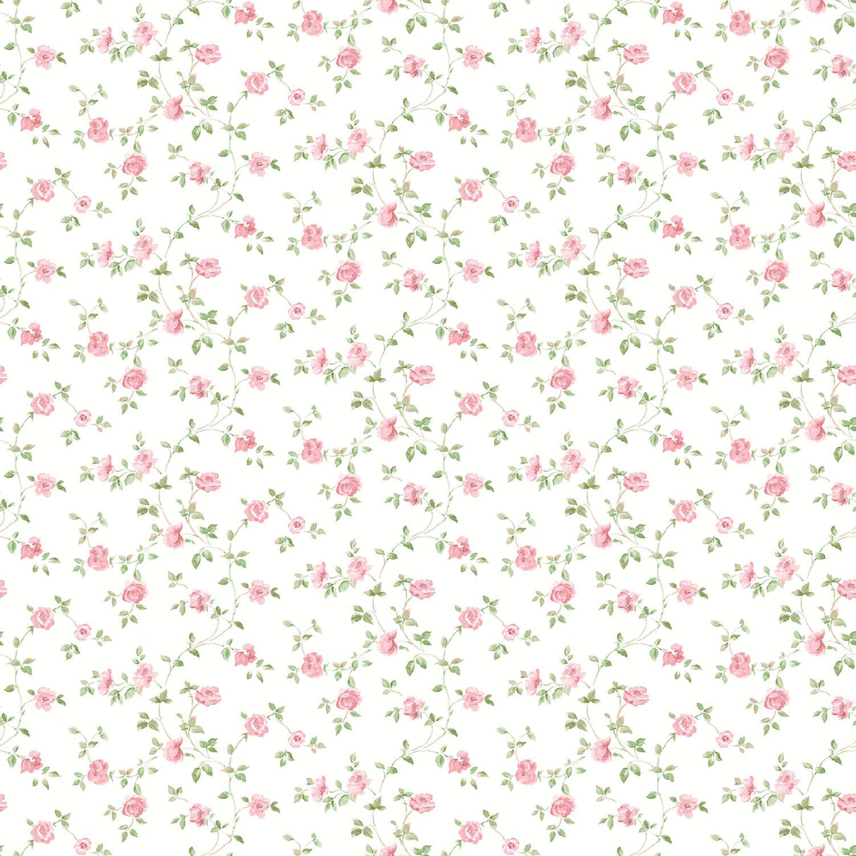 Galerie G67889 White Rose Trellis - Eade's Wallpaper