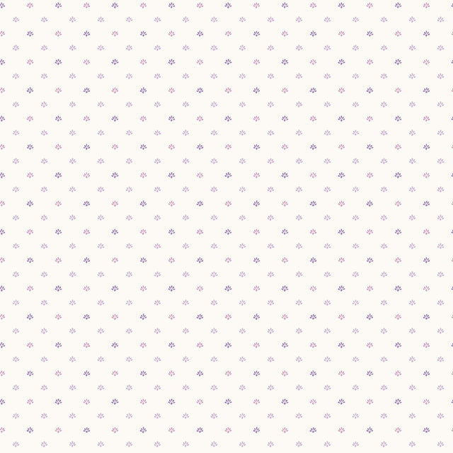 Galerie G67901 Purple Lilac Mini Floral Motif - Eade's Wallpaper
