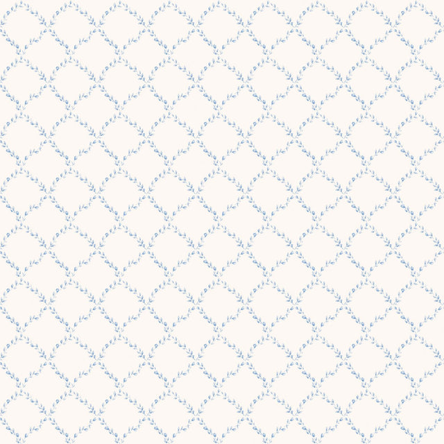 Galerie G67903 Blue Geometric Floral - Eade's Wallpaper