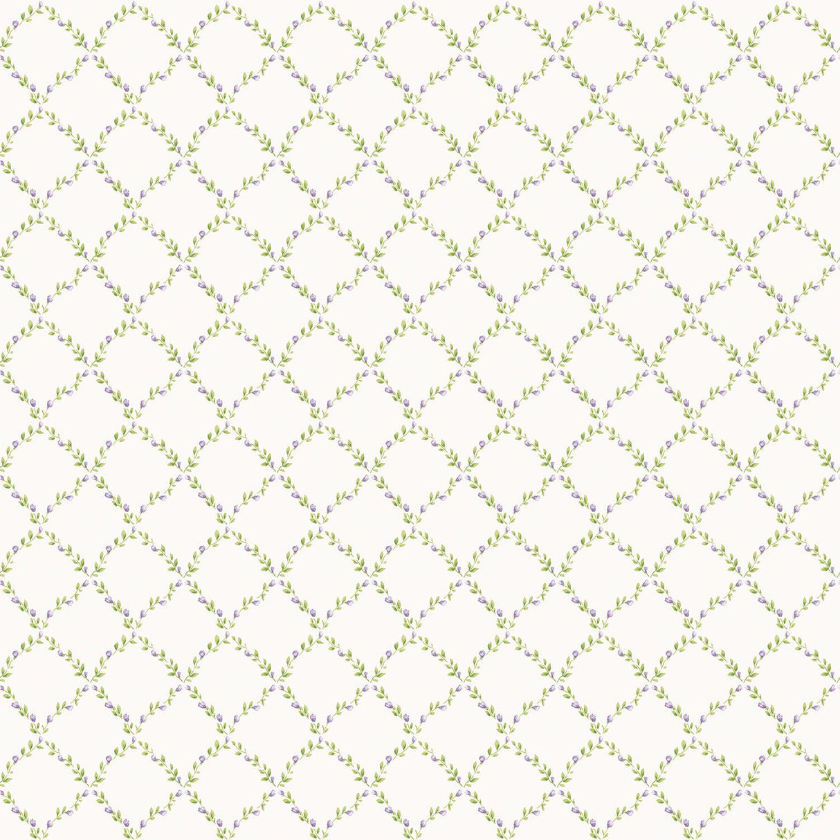Galerie G67906 Cream Geometric Floral - Eade's Wallpaper