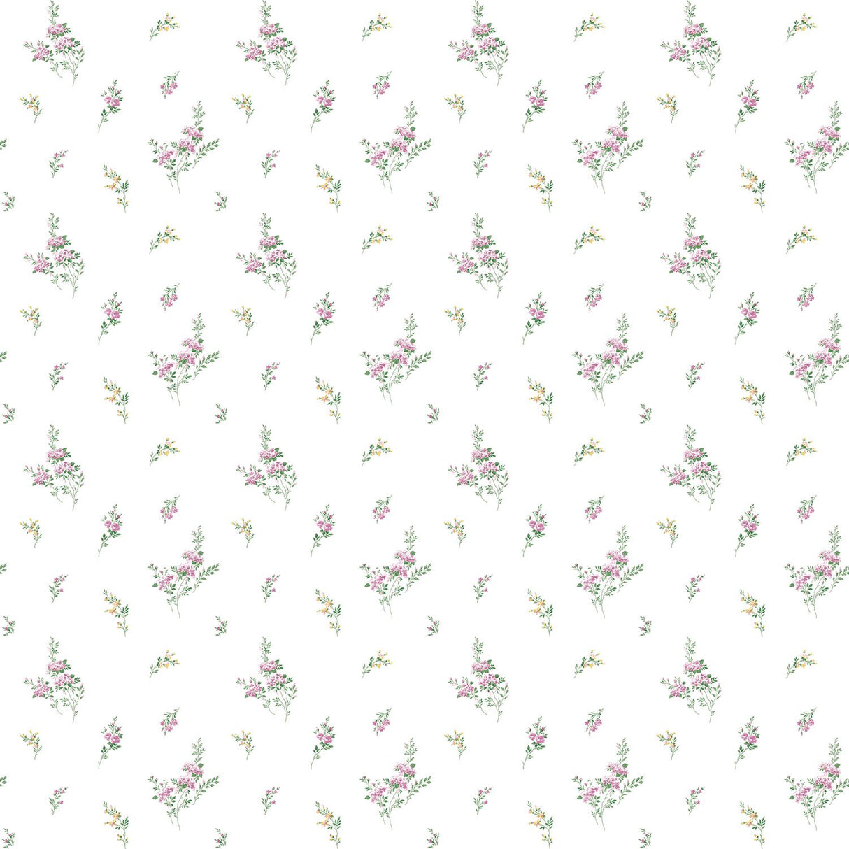 Galerie G67918 White Tiny Rose - Eade's Wallpaper
