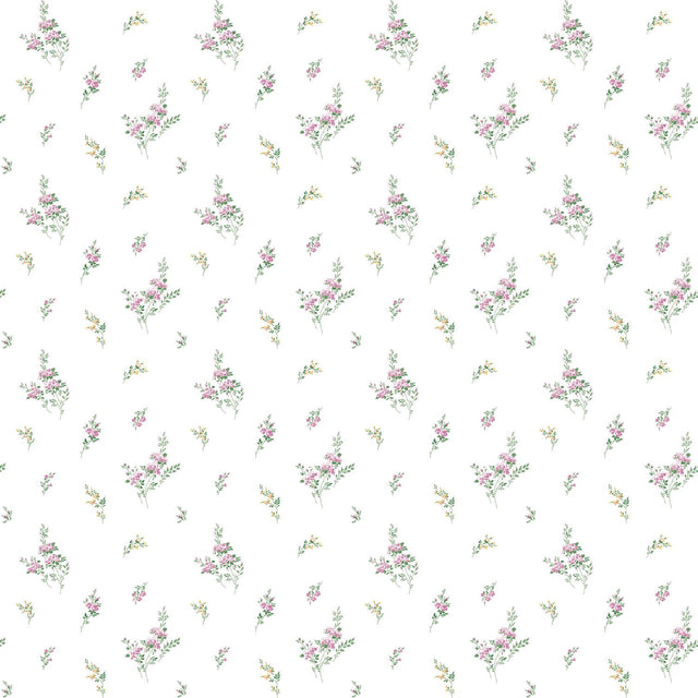 Galerie G67918 White Tiny Rose - Eade's Wallpaper