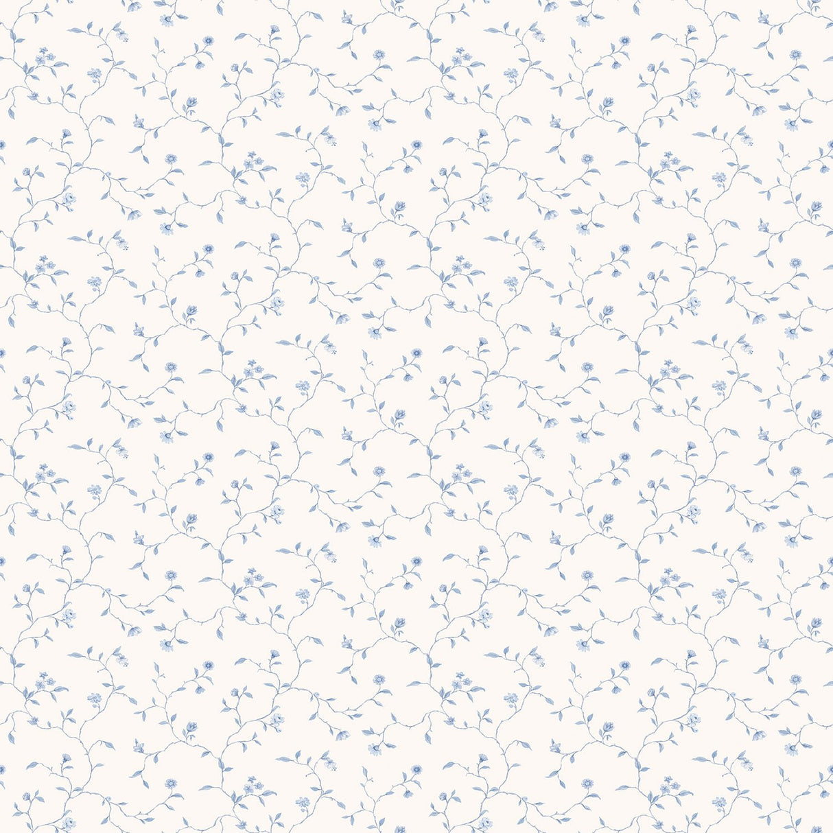 Galerie G67920 Blue Mini Floral Vine - Eade's Wallpaper