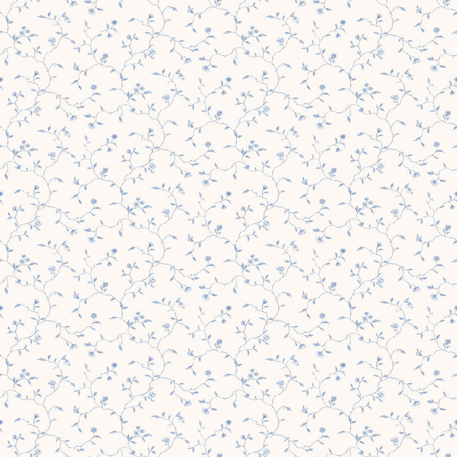 Galerie G67920 Blue Mini Floral Vine - Eade's Wallpaper
